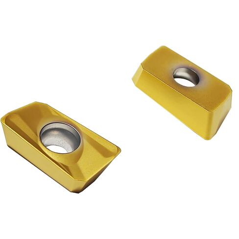 أدوات HEME الصناعية APKT1604 إدراجات كربيد مطلية بالتين لتصنيع الفولاذ، مجموعة 10 قطع، 0056-1604x10 in Kuwait