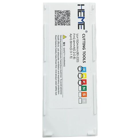 أدوات HEME الصناعية APKT1604 إدراجات كربيد مطلية بالتين لتصنيع الفولاذ، مجموعة 10 قطع، 0056-1604x10 in Kuwait