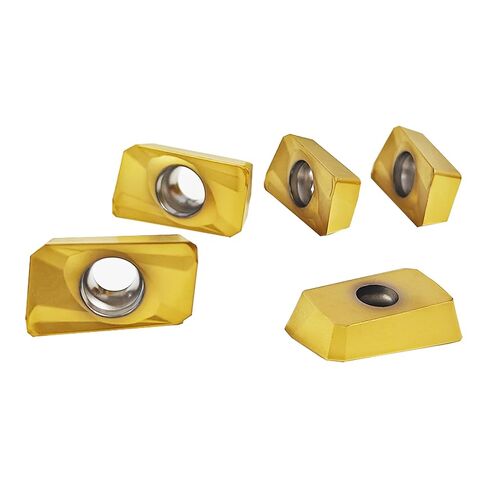 أدوات HEME الصناعية APKT1604 إدراجات كربيد مطلية بالتين لتصنيع الفولاذ، مجموعة 10 قطع، 0056-1604x10 in Kuwait