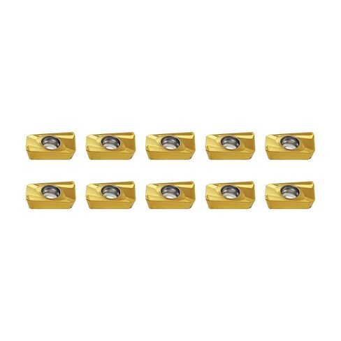 أدوات HEME الصناعية APKT1604 إدراجات كربيد مطلية بالتين لتصنيع الفولاذ، مجموعة 10 قطع، 0056-1604x10 in Kuwait