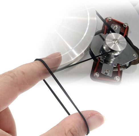 5Pcs Turntable Drive Belt Flat Transmission Belt for WM GX688 Series Record Player Turntable Drive Rubber Strap Replacement Turntable Belt for WM GX688 Equipment Phonograph Gramophone in Kuwait