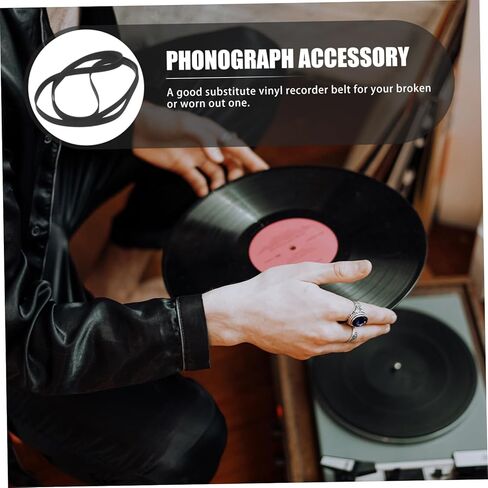 Cassette Belt for Vinyl Record Player No Scratch Rubber Belt Replacement in Saudi Arabia