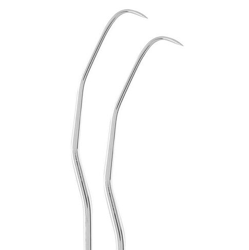 1/Pcs Dental Explorer #11-12 Double-Ended Solid Premier Stainless Steel Professional Instrument in Saudi Arabia