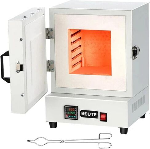 2000W High-Temperature Tabletop Electric Sintering Furnace, 1150°C Lab Furnace with Temperature Controller for Jewelry Making & Pottery Glazing in Kuwait