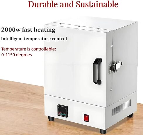 2000W High-Temperature Tabletop Electric Sintering Furnace, 1150°C Lab Furnace with Temperature Controller for Jewelry Making & Pottery Glazing in Kuwait