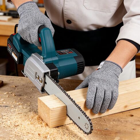 4 PCS Cut Resistant Gloves Level 5 Protection Food Grade, Anti Cutting for Meat Cutting, Wood Carving in Saudi Arabia