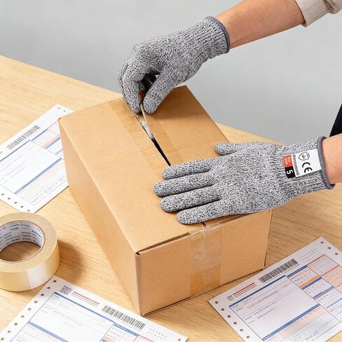 4 PCS Cut Resistant Gloves Level 5 Protection Food Grade, Anti Cutting for Meat Cutting, Wood Carving in Saudi Arabia