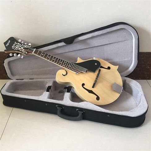 Adults Instrument Cutaway F-Shaped 8-String Guitar Eight-String Tibetan Musical Instrument F-Shaped Original Wood Color in Saudi Arabia