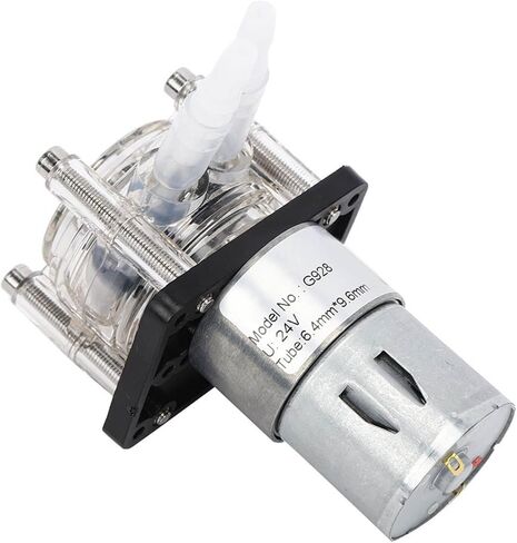 ViaGasaFamido Peristaltic Pump, Large Liquid Metering Pump, 12V/24V, Black, Above Ground, 500mL/min (24V) in Saudi Arabia