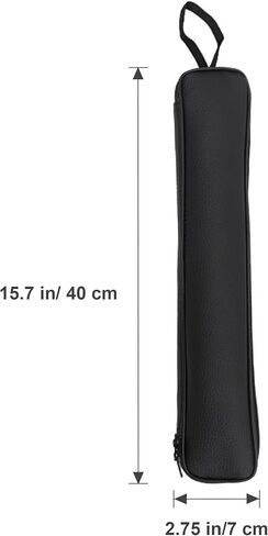 حقيبة فلوت من الخيزران، حقيبة تخزين الآلات الموسيقية المحمولة مع سحاب ومقبض حمل، حقيبة حمل واقية للمزامير وأدوات الرياح in Kuwait