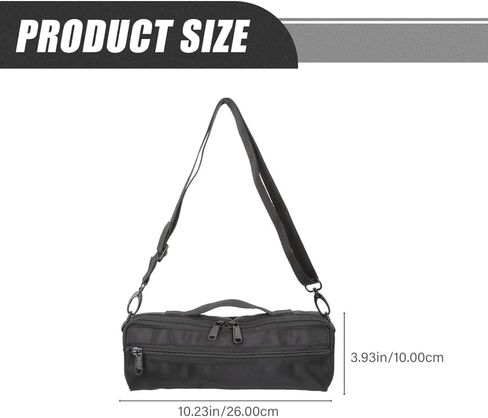 FRCOLOR Canvas Piccolo Storage Bag with Protective Plush Lining Lightweight Musical Instrument Carrying Case Portable Soft Gig Bag for Musicians, Students & Beginners in Saudi Arabia
