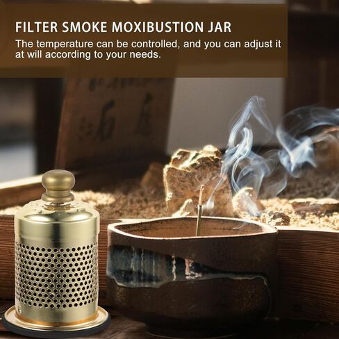 Portable Burning Tool for Moxibustion Lightweight Copper Burner Holder for Home and Travel Use Effectively Relieves Fatigue and Pain in Saudi Arabia