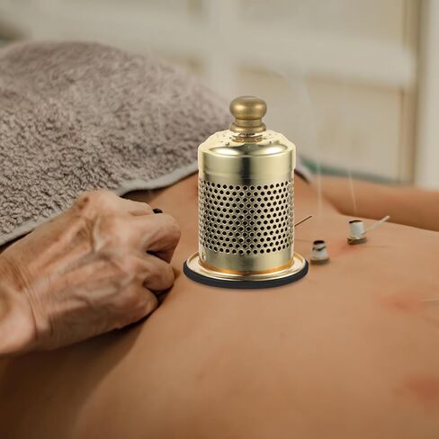 Portable Burning Tool for Moxibustion Lightweight Copper Burner Holder for Home and Travel Use Effectively Relieves Fatigue and Pain in Saudi Arabia