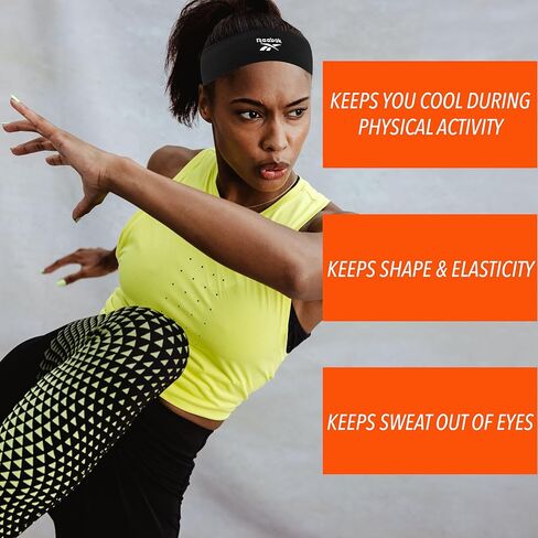 قطعة واحدة من غطاء الرأس بمقبض داخلي من ريبوك - آمن، خفيف الوزن، خالي من التلف | إكسسوارات شعر عالية الجودة لصالة الألعاب الرياضية لراحة نشطة in Kuwait