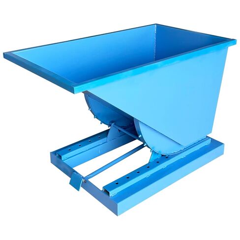 1T Self-Dumping Trash Hopper Dumpster for Forklifts Carbon Steel for Storing and Transferring Various Materials in Kuwait