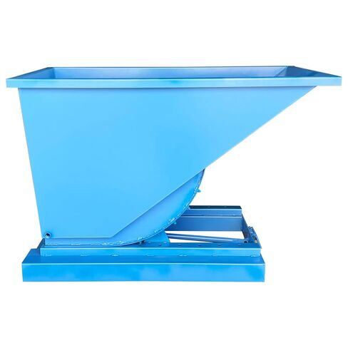 1T Self-Dumping Trash Hopper Dumpster for Forklifts Carbon Steel for Storing and Transferring Various Materials in Kuwait