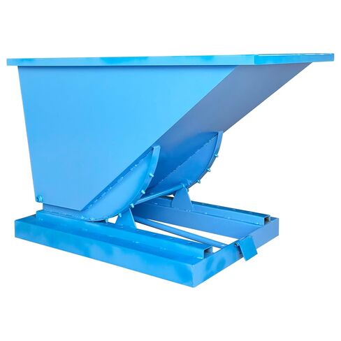 TECHTONGDA قادوس الرافعة الشوكية ذاتي الإغراق 0.68 Cu Yd 2200lbs Cap. قادوس الرافعة الشوكية من الفولاذ الكربوني باللون الأزرق in Kuwait