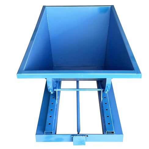 Self-Dumping Hopper Forklift Attachment Dumpster 520L/1T Capacity for Material Handling Trash Building Materials Snow in Saudi Arabia