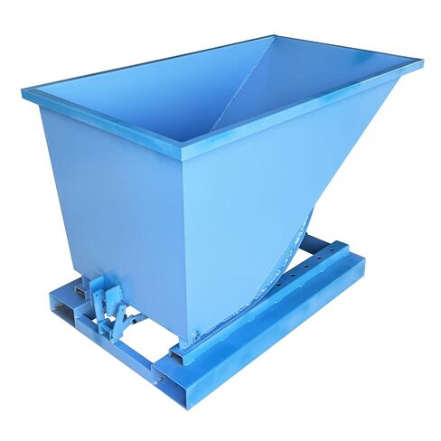 Self-Dumping Hopper Forklift Attachment Dumpster 520L/1T Capacity for Material Handling Trash Building Materials Snow in Saudi Arabia