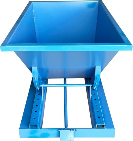 Forklift Self-Dumping Hopper 520L/137.4 Gal Carbon Steel Dump Tipping Bucket, 1T/2204LB Capacity for Factories/Warehouses, Ideal for Trash, Building Materials & Snow Handling in Saudi Arabia