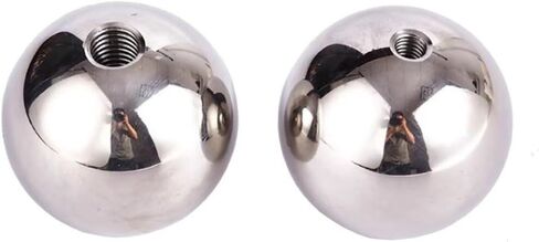Stainless Steel Drilling Balls,5pcs,M2 Threaded 304,5mm-10mm Half Hole Female Thread Blind Smooth Ball Bead Solid, in Saudi Arabia