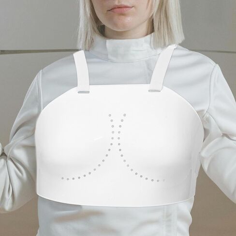 Fencing Chest Protector Women’s M Size Reusable Sports Chest Guard Portable Impact Protection Gear for Youth and Student Training in Saudi Arabia