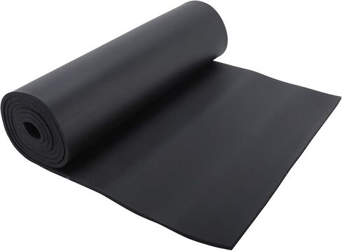 Artilife Closed Cell Foam Sheet Padding Closed Cell Foam Roll,DIY Project Easy Cut Non-Adhesive Multi-Function Soundproof Sponge Sheet (Black(No Adhesive), 1/4" T x 13" W x 60" L) in Kuwait