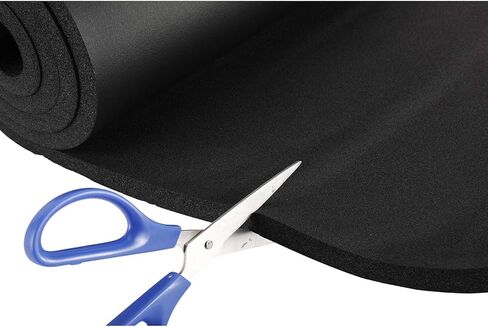 Artilife Closed Cell Foam Sheet Padding Closed Cell Foam Roll,DIY Project Easy Cut Non-Adhesive Multi-Function Soundproof Sponge Sheet (Black(No Adhesive), 1/4" T x 13" W x 60" L) in Kuwait