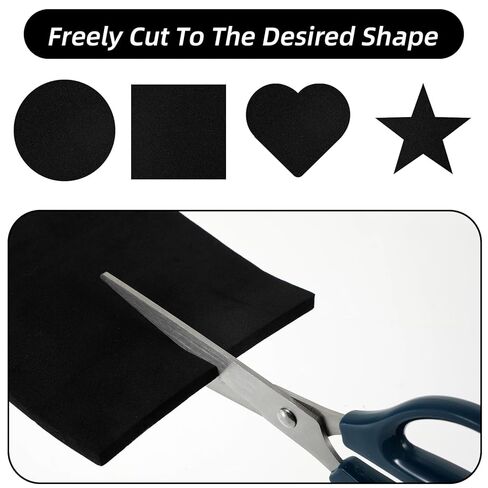 8Pcs Adhesive Foam Padding Sheets with Adhesive Backing - Closed Cell Neoprene Foam Sheet, Self Stick Insulation Anti Vibration Pads, Non-Slip Insulation Pads Vibration, 4" x 4" Neoprene Rubber Sheets in Saudi Arabia