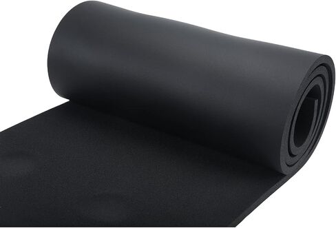 Artilife Closed Cell Foam Sheet Padding Closed Cell Foam Roll,DIY Project Easy Cut Non-Adhesive Multi-Function Soundproof Sponge Sheet (Black(No Adhesive), 3/8" T x 17" W x 60" L) in Kuwait