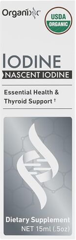 مكمل اليود أورجانيكس، قطرات سائلة عضوية ناشئة، مركز اليود النقي للرجال والنساء، خالي من الغلوتين، نباتي، غير معدل وراثيًا، صناعة أمريكية، 15 مل، 60 وجبة in Kuwait
