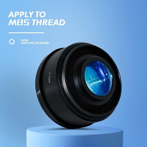 عدسة ليزر ألياف OPEX 110 × 110 مم عدسة مسح ألياف F-Theta M85 عدسة مجال الخيط الطول الموجي عدسة OPEX F-Theta لوضع علامات ليزر بصرية 1064 نانومتر YAG in Kuwait