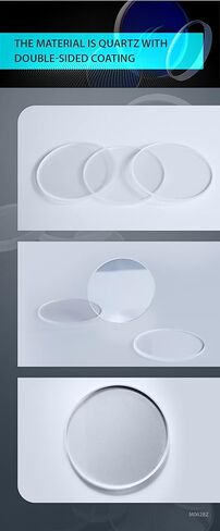 Protective Lens 3PCS for Handheld Laser Cleaning Machine Diameter 43mm Thickness 2mm Suitable for 1000/1500/2000W Continuous Laser Cleaning Machine in Saudi Arabia