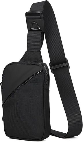 GORELAX Mini Crossbody Sling Bag for Men Women, Lightweight Chest Fanny Pack, EDC Phone Purse for Travel Running Hiking | Water-resistant, Lightweight design, Adjustable strap, Unisex for all, Travel & sports use, Phone & key storage in Kuwait