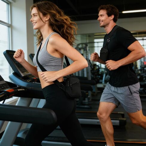 GORELAX Mini Crossbody Sling Bag for Men Women, Lightweight Chest Fanny Pack, EDC Phone Purse for Travel Running Hiking | Water-resistant, Lightweight design, Adjustable strap, Unisex for all, Travel & sports use, Phone & key storage in Kuwait