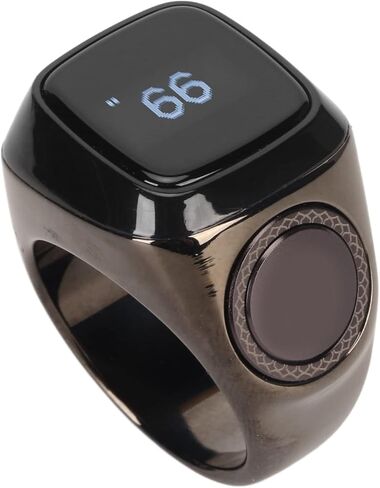 Finger Tally Counter, 22mm Finger Counter BT5.1 Digital Finger Smart Clicker Resettable Lap Counter APP Handheld Number Click Counter with Charging Case for Prayer, Knitting, Crochet, Coaching in Saudi Arabia