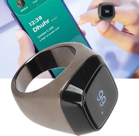 Finger Tally Counter, 22mm Finger Counter BT5.1 Digital Finger Smart Clicker Resettable Lap Counter APP Handheld Number Click Counter with Charging Case for Prayer, Knitting, Crochet, Coaching in Saudi Arabia