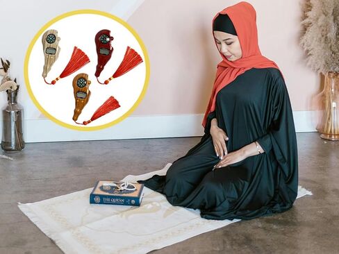 عداد الخرز الرقمي 3 قطع من Anlising، عداد خرز بوذا، عداد خرز الصلاة، عداد الإصبع الرقمي، عداد التسبيح الرقمي مع بوصلة وضوء، للتأمل والاسترخاء والصلاة الإسلامية in Saudi Arabia