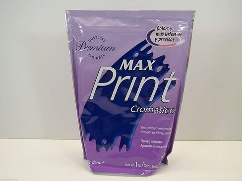 Alginate Maxi Print Cromatic Premium Dustless 1 Lb Fast Set Type I MDC Dental in Kuwait