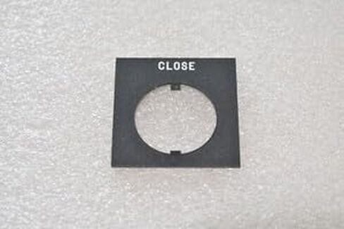 #US JENANI 800H-W101 "Close" Legend Plate, 4/4X, 30mm (LOT of 4) in Saudi Arabia