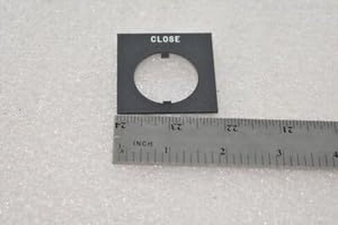#US JENANI 800H-W101 "Close" Legend Plate, 4/4X, 30mm (LOT of 4) in Saudi Arabia