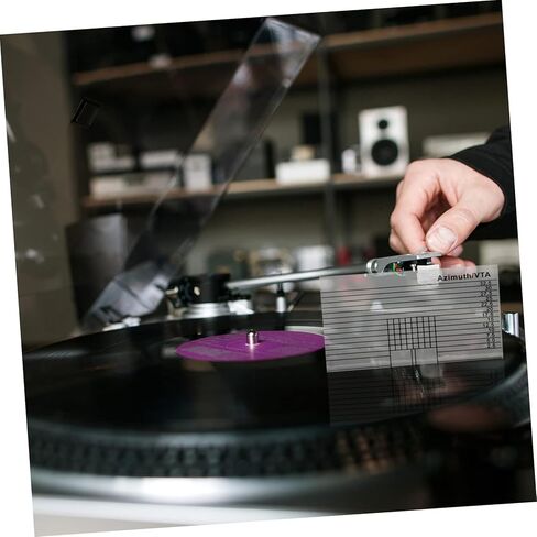 OUNONA Acrylic for Record Player Vinyl Pickup Calibration Tool Alignment Gauge in Saudi Arabia