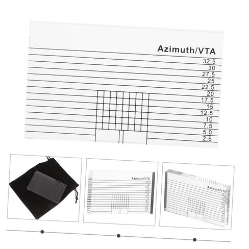 OUNONA Acrylic for Record Player Vinyl Pickup Calibration Tool Alignment Gauge in Saudi Arabia