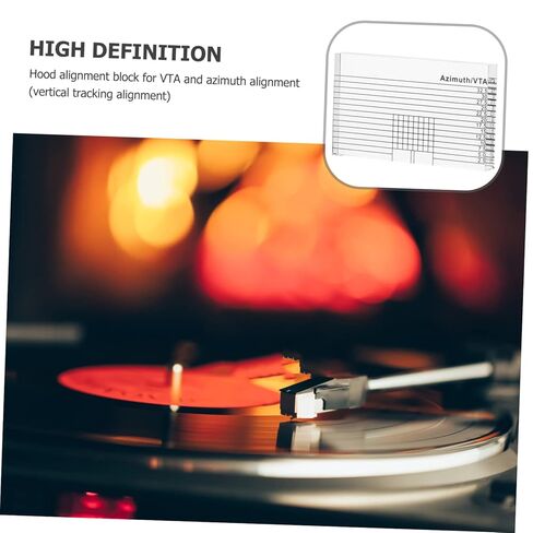 OUNONA Acrylic for Record Player Vinyl Pickup Calibration Tool Alignment Gauge in Saudi Arabia