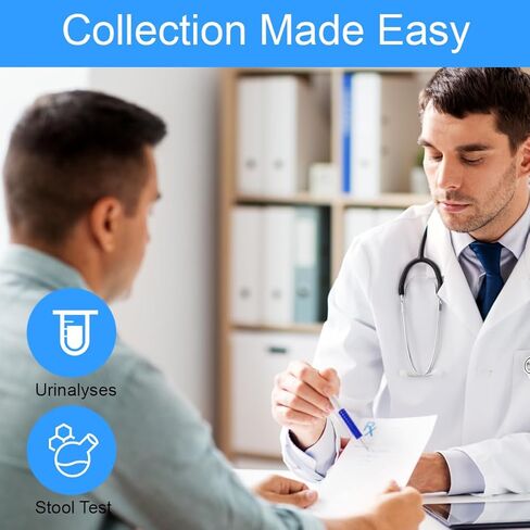 Urine Collection Hat for Toilet Universal Specimen Collector Pans 6 Pack Pee Stool Sample Collection Kit Container for Women and Elderly in Kuwait