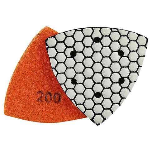 Professional Square Dry Grinding Pads Multifunction Stones Dry Polishing Pads for Stone Craftsmen & Enthusiasts Efficient Surfaces Treatments (Industrial Grade 200) in Kuwait