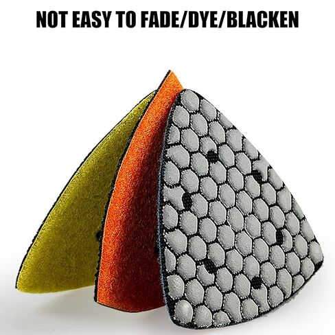 Professional Square Dry Grinding Pads Multifunction Stones Dry Polishing Pads for Stone Craftsmen & Enthusiasts Efficient Surfaces Treatments (Industrial Grade 200) in Kuwait