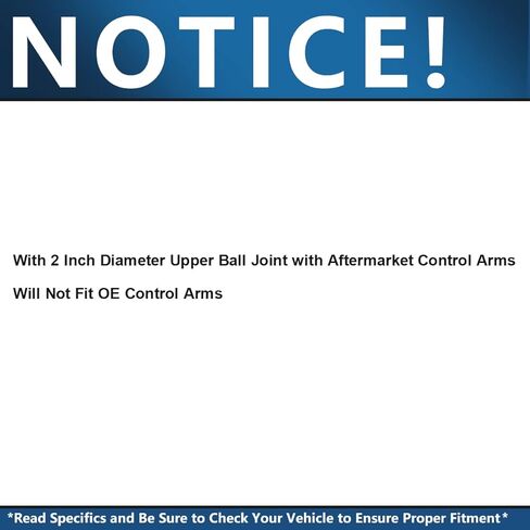 Detroit Axle - 4 Front Ball Joints for 2WD 1999-2012 Ford F-250 F-350 Super Duty, 2000-2005 Excursion, Upper & Lower Ball Joints Set Replacement in Kuwait