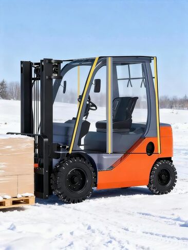 Forklift Cab Cover – Heavy Duty Reinforced PVC, Scratch-Resistant, Waterproof, UV Protection, Industrial Enclosure for Forklifts up to 13,000 lbs, Easy Installation, All-Weather Shield in Saudi Arabia