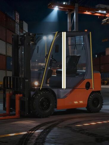 Forklift Cab Cover – Heavy Duty Reinforced PVC, Scratch-Resistant, Waterproof, UV Protection, Industrial Enclosure for Forklifts up to 13,000 lbs, Easy Installation, All-Weather Shield in Saudi Arabia